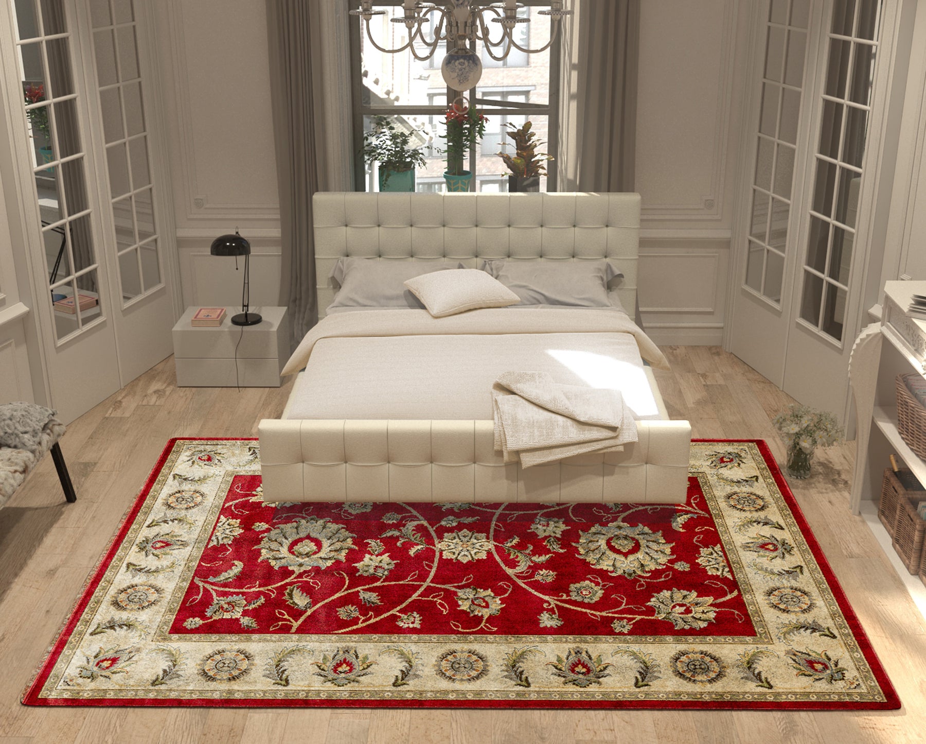 Pairing Rugs with Your Bed: A Bedroom Rug-Sizing and Placement Guide